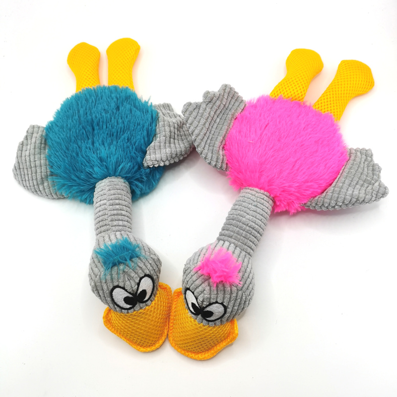 Bebek Mainan Mewah Tiga Squeaker